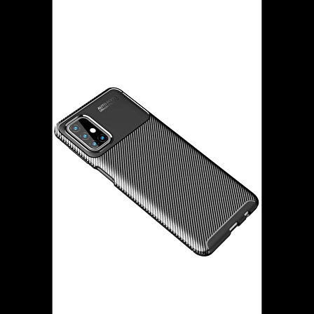 Samsung Galaxy M31S Kılıf Auto Focus Karbon Kapak
