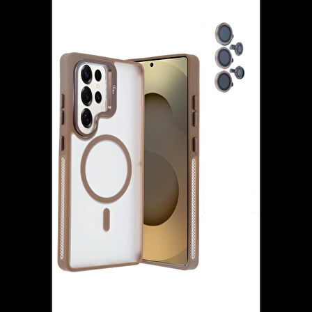 Joko Samsung Uyumlu Galaxy S25 Ultra Flet Lens Magsafe Kapak