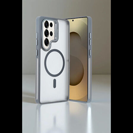 Joko Samsung Uyumlu Galaxy S25 Ultra Flet Lens Magsafe Kapak