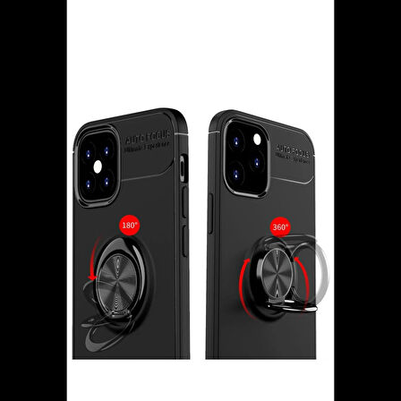 Newface iPhone 12 Mini Kılıf Range Yüzüklü Silikon