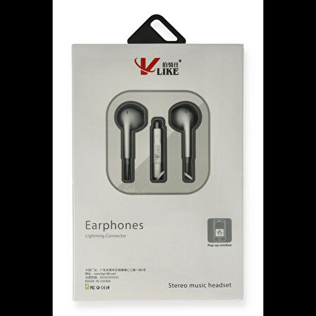 Vlike VK i7 Lightning Bluetooth Kablolu Kulaklık