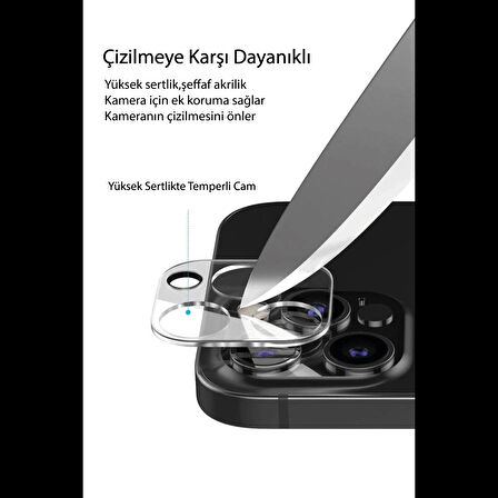 Newface Samsung Uyumlu Galaxy S24 Plus Kamera Lens Koruma Cam