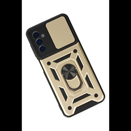 Newface Samsung Galaxy M13 Kılıf Pars Lens Yüzüklü Silikon