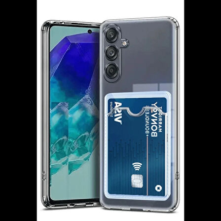 Newface Samsung Galaxy A17 5G Kart Şeffaf Silikon - Şeffaf