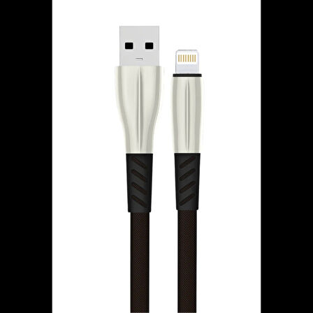 Konfulon S89 Metal Uçlu Lightning Kablo iphone Uyumlu 1M 2.4A