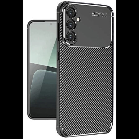 Newface Samsung Galaxy A56 Kılıf Auto Focus Karbon Kapak