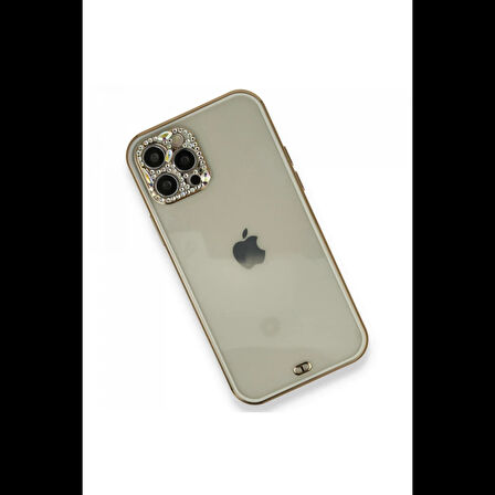 Newface iPhone 12 Pro Kılıf Liva Taşlı Silikon