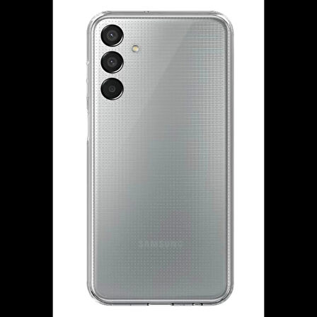 Newface Samsung Galaxy M15 Kılıf Lüx Şeffaf Silikon