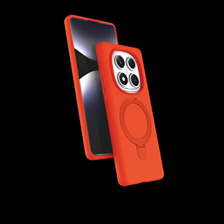 Xiaomi Uyumlu Redmi Note 14 Pro 4G Regal Magsafe Standlı Kapak