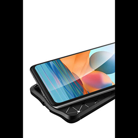 Newface Xiaomi Uyumlu Redmi Note 10 Pro Kılıf Auto Focus Kapak - Kırmızı