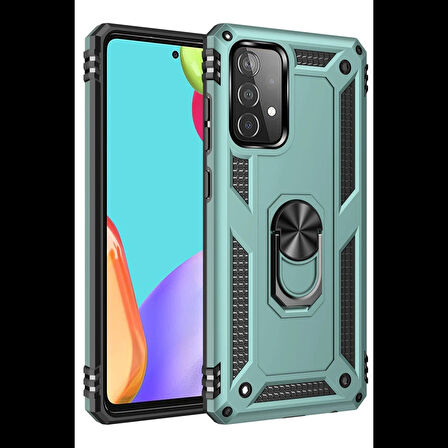 Newface Samsung Uyumlu Galaxy A53 5G Kılıf Sofya Yüzüklü Silikon Kapak