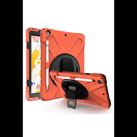 Newface iPad 5 Air 9.7 Kılıf Amazing Tablet Kapak - Turuncu