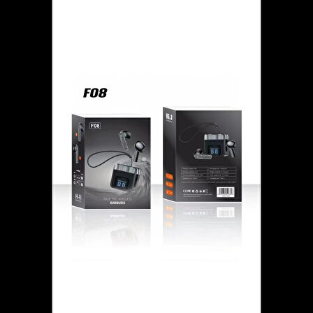 Karler Bass F08 Dijital Şarj Göstergeli TWS Bluetooth Kulaklık