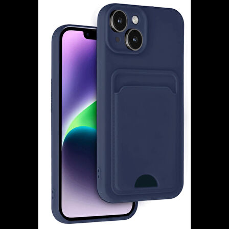 Newface iPhone 14 Kılıf Kelvin Kartvizitli Silikon