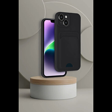 Newface iPhone 14 Kılıf Kelvin Kartvizitli Silikon