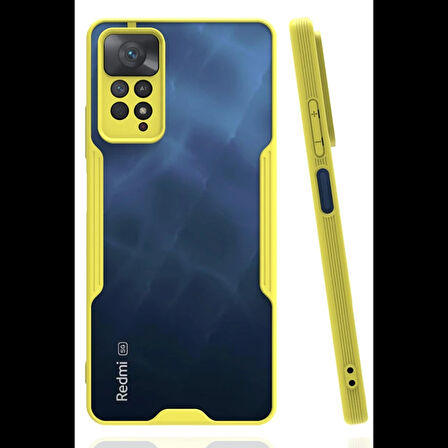 Newface Xiaomi Redmi Note 11 Pro Kılıf Platin Silikon