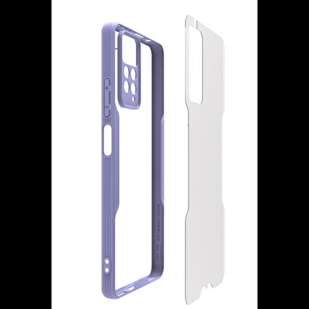Newface Xiaomi Redmi Note 11 Pro Kılıf Platin Silikon