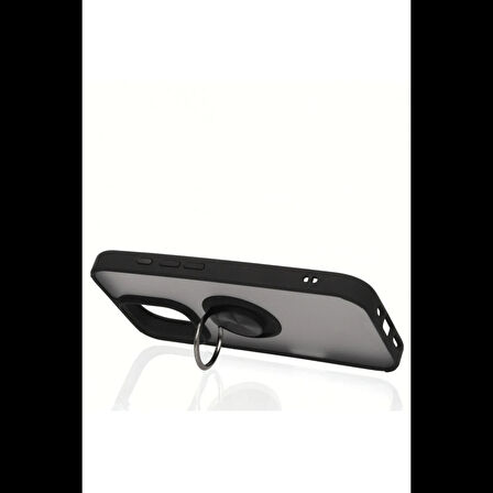 Newface Samsung Galaxy S24 FE Kılıf Montreal Yüzüklü Silikon Kapak