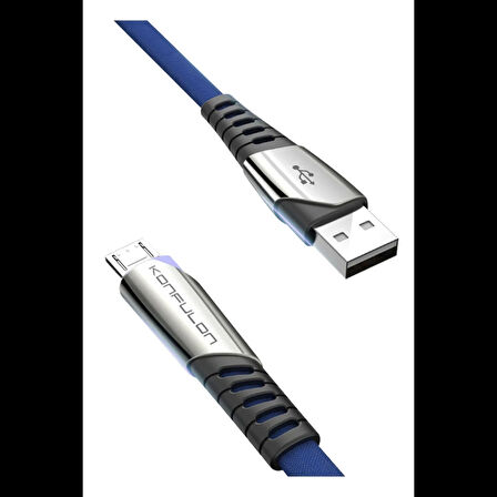 Konfulon DC16 Micro USB Kablo 1M 2.4A