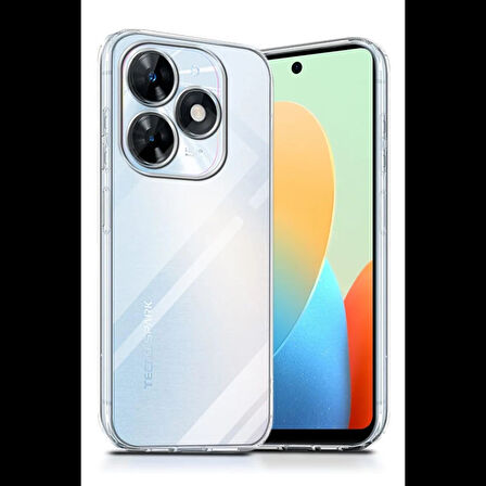 Newface Tecno Spark Go 2024 Kılıf Lüx Şeffaf Silikon