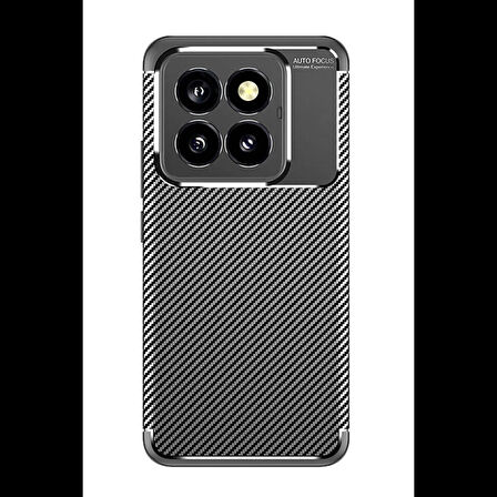 Newface Xiaomi Mi 14T Pro Kılıf Auto Focus Karbon Kapak