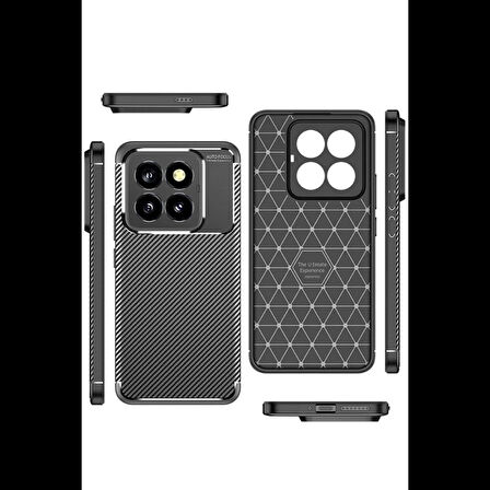 Newface Xiaomi Mi 14T Pro Kılıf Auto Focus Karbon Kapak