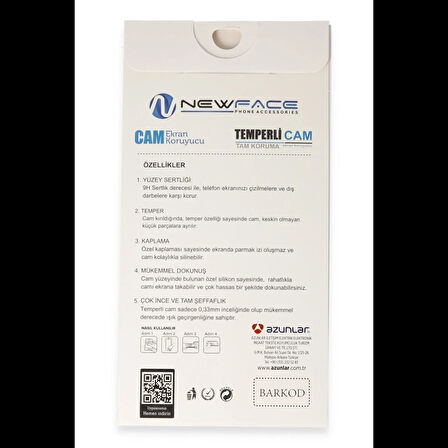 Newface iPhone 15 Pro Max 3D Antistatik Cam Ekran Koruyucu