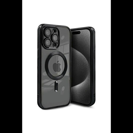 Newface iPhone 15 Pro Kılıf Kross Magneticsafe Kapak