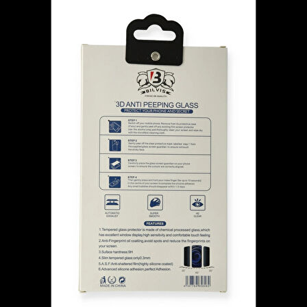 Newface iPhone 14 Pro Max Bilvis Hayalet Cam Ekran Koruyucu