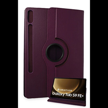 Newface Samsung Galaxy X610 Tab S9 FE Plus 12.4 Kılıf 360 Tablet Deri Kılıf
