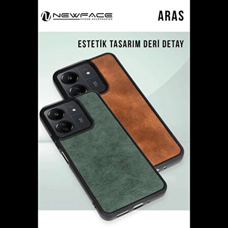 Newface Samsung Galaxy S24 FE Kılıf Aras Deri Kapak