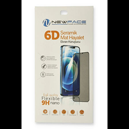 Newface Samsung Galaxy A72 6D Mat Seramik Hayalet Nano Ekran Koruyucu
