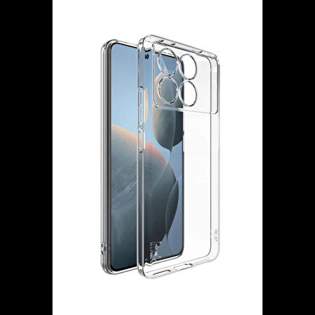 Newface Xiaomi Poco X6 Pro Kılıf Lüx Şeffaf Silikon