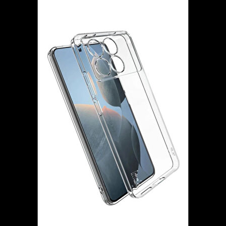 Newface Xiaomi Poco X6 Pro Kılıf Lüx Şeffaf Silikon
