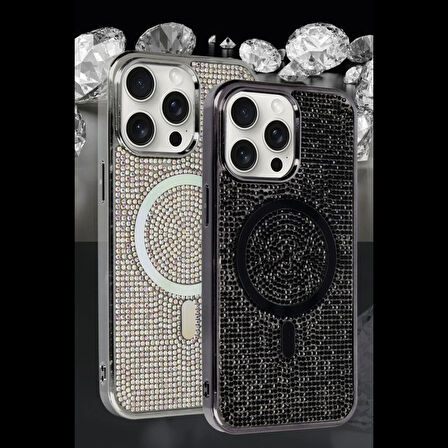 Newface iPhone 11 Kılıf Diamond Magsafe Kapak