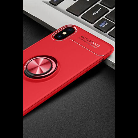 Newface iPhone XS Kılıf Range Yüzüklü Silikon