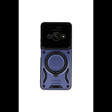 Newface Xiaomi Poco C61 Kılıf Joy Lens Standlı Kapak