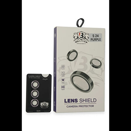 Newface Samsung Galaxy S24 Bilvis Titan Kamera Lens - Derin Mor
