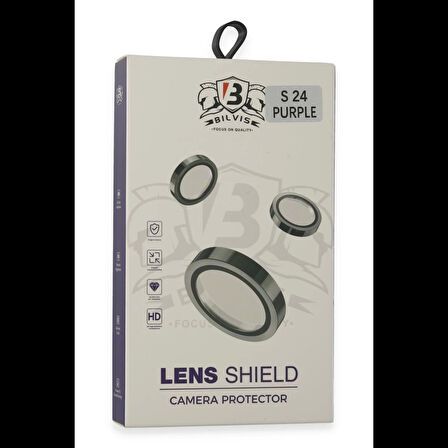 Newface Samsung Galaxy S24 Bilvis Titan Kamera Lens - Derin Mor