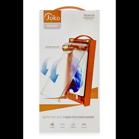 Joko Samsung Uyumlu Galaxy Note 20 Ultra AutoKit 5in1 Fiber Polymer Nano Ekran Koruyucu