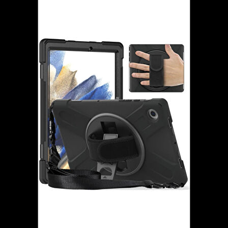 Newface Lenovo Tab M10 TB328FU Kılıf Amazing Tablet Kapak - Siyah