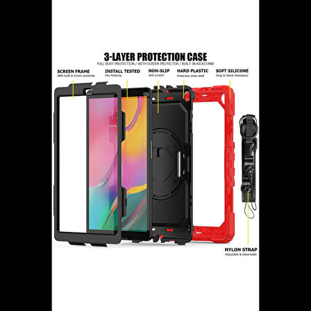 Newface Samsung Uyumlu Galaxy T510 Tab A 10.1 Kılıf Pars Tablet Kapak