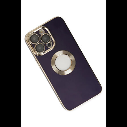 Newface iPhone 14 Pro Kılıf Store Silikon - Derin Mor