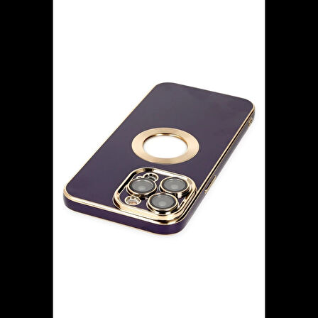 Newface iPhone 14 Pro Kılıf Store Silikon - Derin Mor