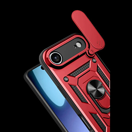 Joy Tekno Apple iPhone 17 Air Pars Lens Yüzüklü Silikon
