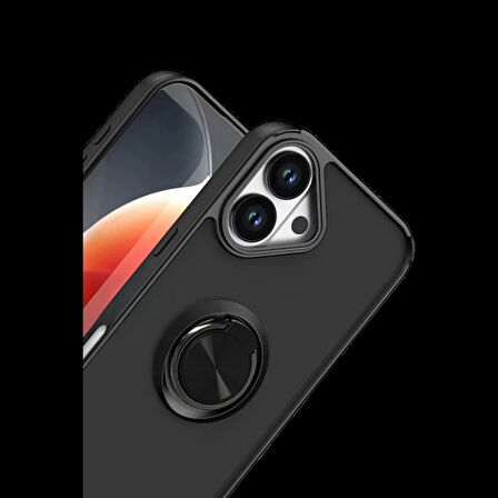 Joy Tekno Apple iPhone 17 Montreal Yüzüklü Silikon Kapak