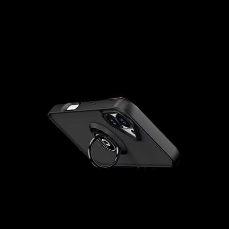 Joy Tekno Apple iPhone 17 Montreal Yüzüklü Silikon Kapak