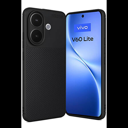 Vivo V60 Lite Auto Focus Karbon Kapak