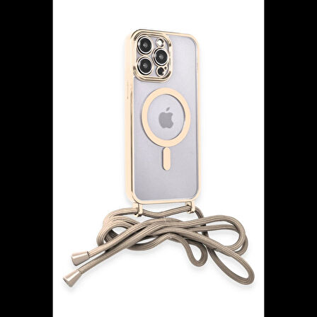 Joy Tekno iPhone 14 Pro Kılıf Divo Lazer Askılı Magsafe Kapak