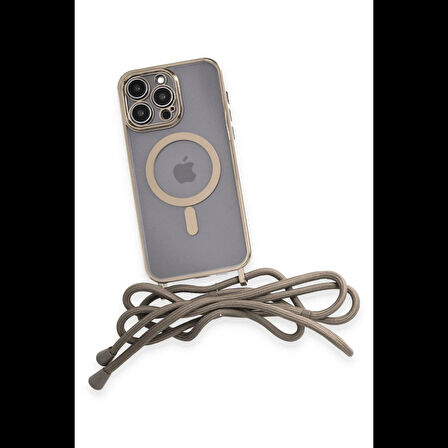 Joy Tekno iPhone 14 Pro Kılıf Divo Lazer Askılı Magsafe Kapak